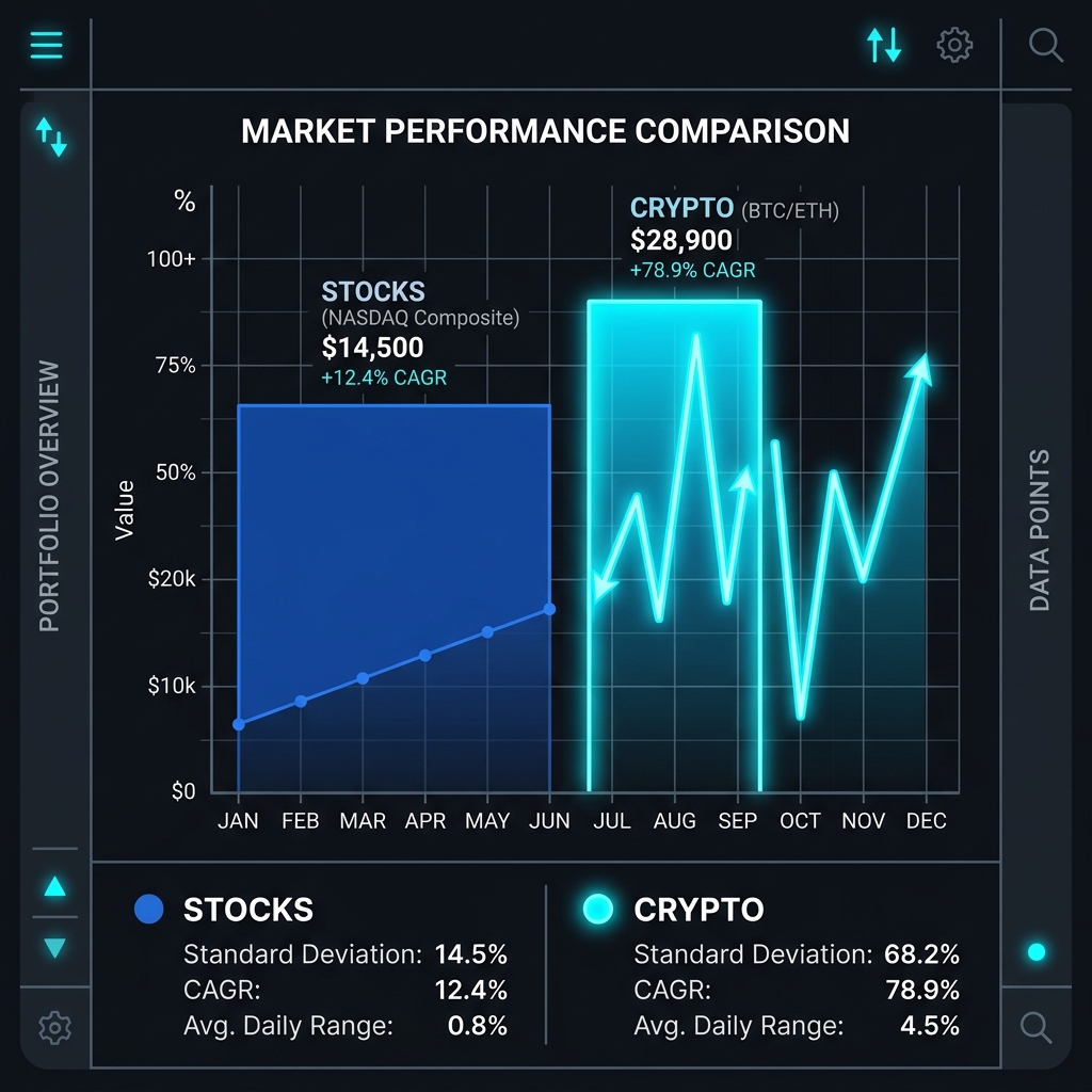 Crypto vs Stocks